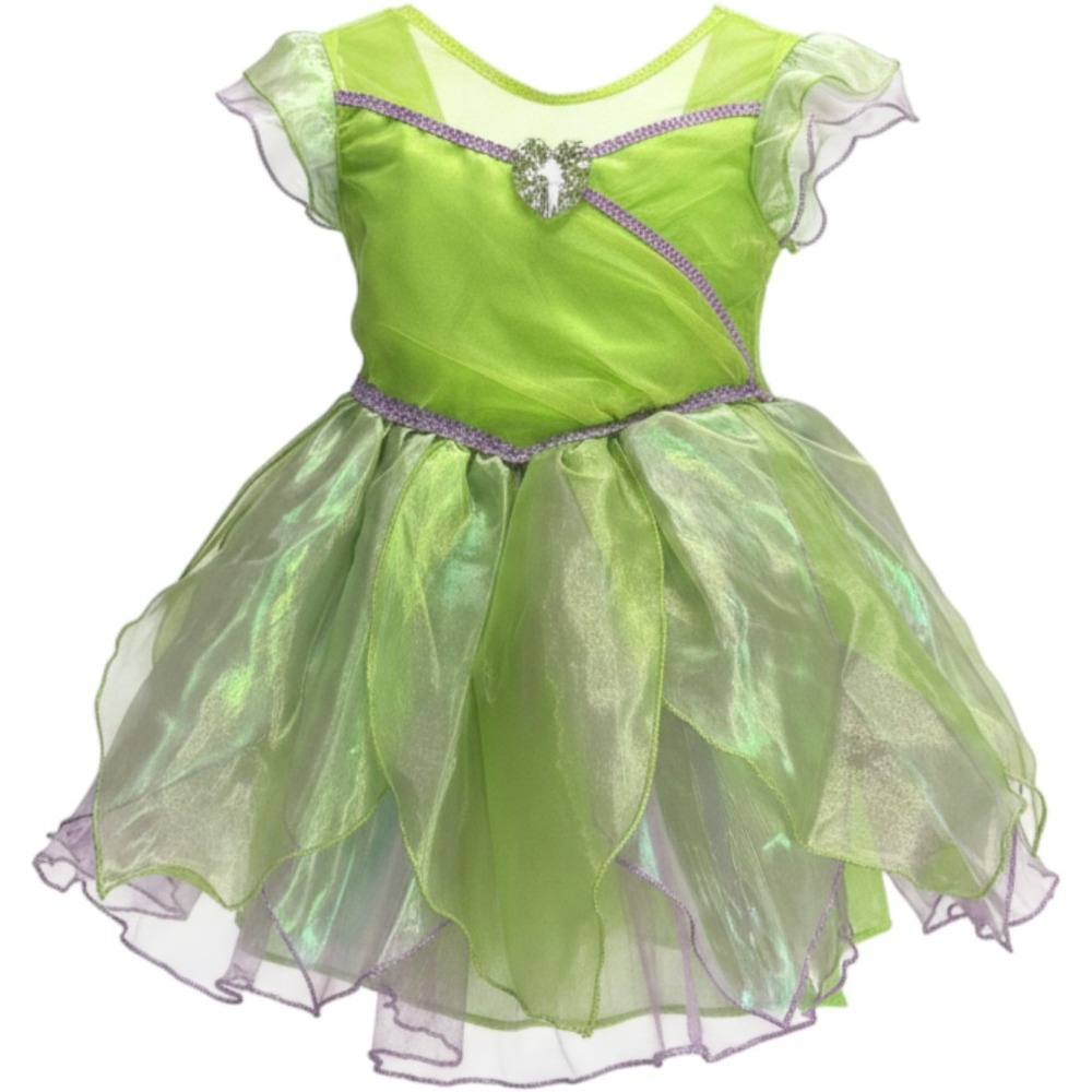 Disney Baby Tinker Bell Costume Dress 6-12M Green Fairy Disney Store
